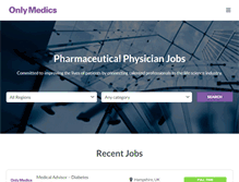 Tablet Screenshot of onlymedics.com